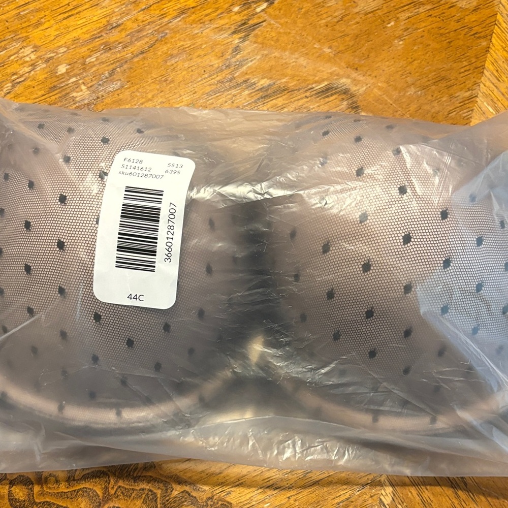 Cacique Black Polka Dot Bra